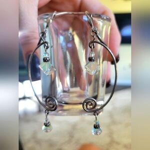 Silver & Swarovski Crystal dangles